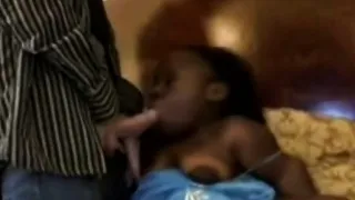 Black Midget Whore Enjoys Interracial Action