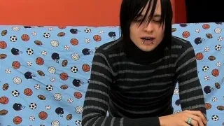 Miles jerks and plays before blowing his sweet ass load