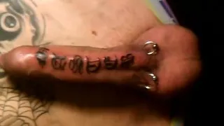 DANISH - PENIS COCK TATTOO "MASTER" (DANMARK)