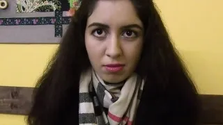 I saw this cute coed Leah drinking her tea alone and I knew