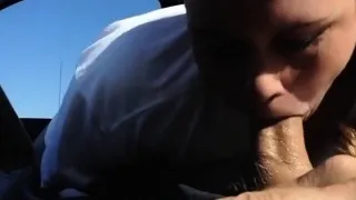She Gives Him Head in The Car - HOT