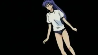 Chained hentai coeds peeing in the garden