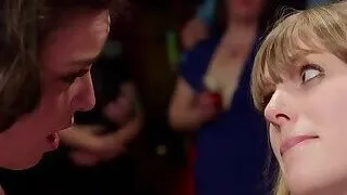 Hot babes riding big black cock bdsm orgy