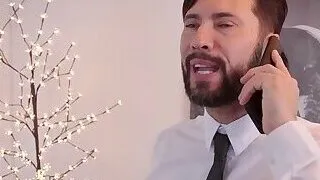 Step dad waxes and anal fucks teen ffm