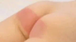 Painful spanking of my teen slave Eline