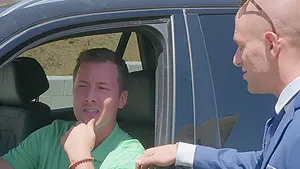 Buxom fit babe Rachel Starr doggy fucked in the kitchen