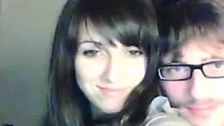 Teen couple plays on webcam, she loves riding him