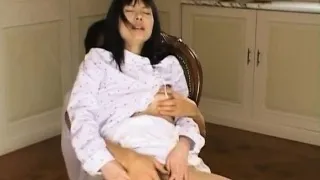 Pretty Asian babe Konomi Sakura exposes hot pussy for