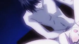 Cute Japanese anime gets licked and hard poked