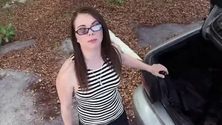 Sexy babe gets a surprise fuck