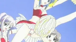 Hentai police lady ride cock on the back seat