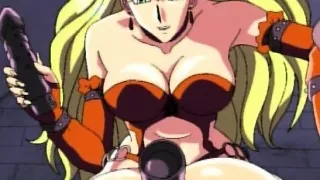 Hentai mistress dildo fucks tight sex holes