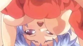 Hentai teen gets skirt lift up for pounding