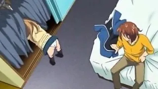 Hentai doll gets wet in her tight panties