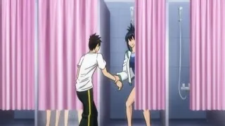 Big titted horny hentai babe gets fucked in the shower