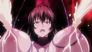 Hentai babe gets caught and fucked by monsters tentacles