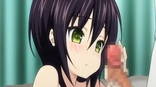 Hentai cutie gets facialed and fucked