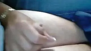 my wife jerking me and my mate in car