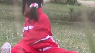 Japanese teen urinates