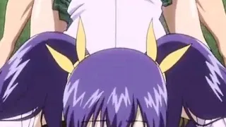 Blue-Haired Slut In Hentai Vid