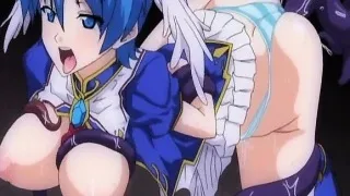 Hentai girl caught and fucked in all holes by tentacles