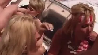 Velvet Swingers club boat gangbang party - Met her on MILF-M