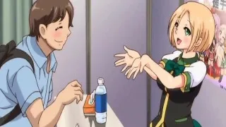 Cute hentai teen gets double penetrated