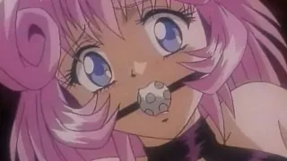 Gagged hentai babe gets gangbanged