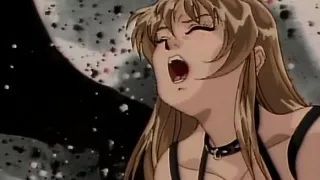 Tied busty hentai slave gets her hole pumped