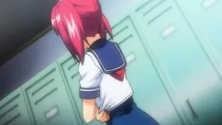 Swimsuit anime coed with bigboobs hard tentacles drilled