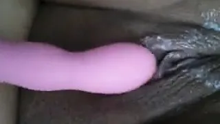 Using A Vibrating Toy To Orgasm Close Up