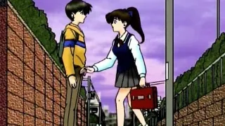 Cute anime hottie working cock in mouth and cunt gets jizzed