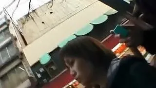 Hot public flashing on cam