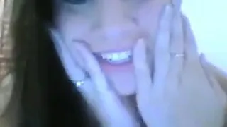 Pretty Teen Girl Doing A Striptease