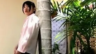 Asian Girl Showering Outside Softcore
