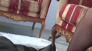 Busty slut enjoys a rough ride