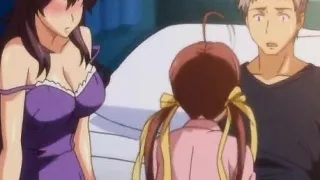 Teenage 3d anime girl fighting over a big shaft
