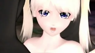 Sexy 3D hentai sugar gets fucked hard