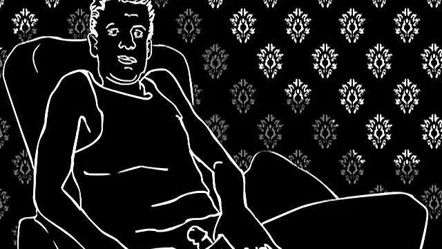 Full of action lusty anime scene