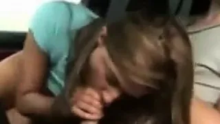 Blowjob By The Girlfriend In The Car