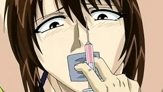 Hentai tied up sex prisoner gets body teased in group