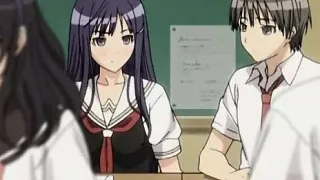 Amine blonde in school uniform gets wet cunt nailed hard