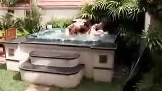 Thai girl in jacuzzi
