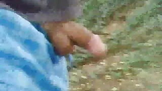 Outdoor Flashing im Wald