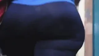 Candid Latin Booty Walking Around In Colombia