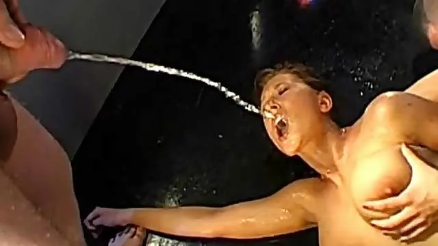 Slut having rough pissing hardcore