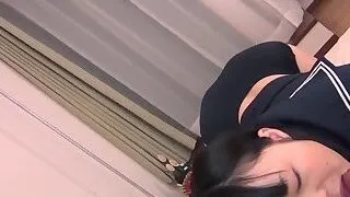 Hot Asian cowgirl and blowjob