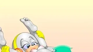 Hentai redhead gives blowjob and having sex