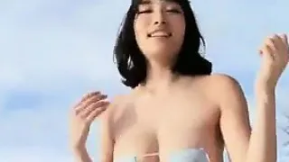 Japanese Babe At The Beach Non Nude