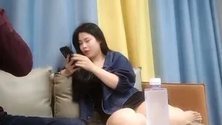 Cute amateur Asian web cam girl teases her great body